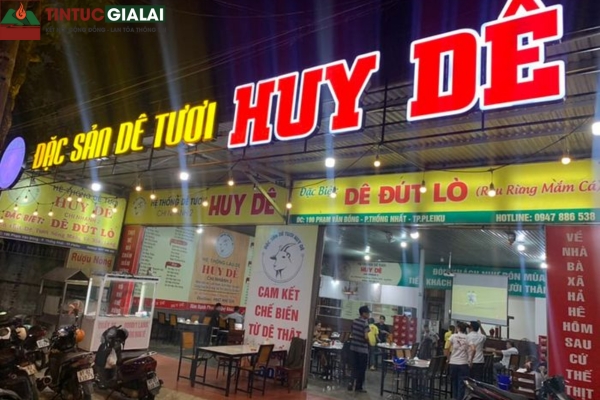 Huy Dê Pleiku – Nhà Hàng Đặc Sản Dê Tươi Phố Núi Tại Gia Lai