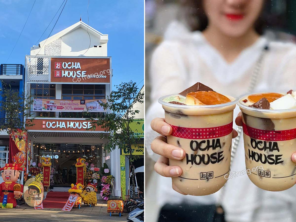 Ocha House Pleiku – Trà Sữa & Ăn Vặt Phan Đình Phùng Gia Lai