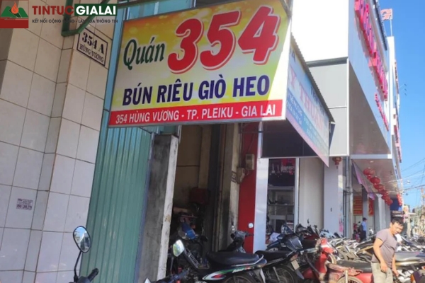 Quán Bún Riêu Gia Lai – 354A Hùng Vương – Quán Bún Riêu Gia Truyền Đậm Vị Uy Tín